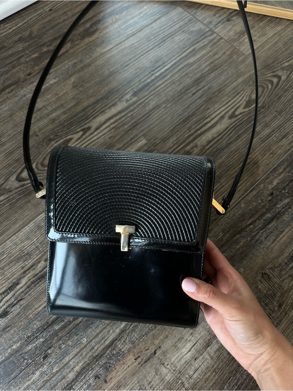 Vintage Tiffany and Co black purse